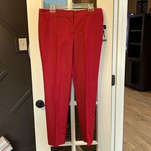 LARRY LEVINE Stretch Ankle Slim Leg Wardrobe Essential Pants Size 12 NWT